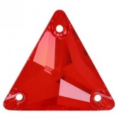 Varrható háromszög Crystal, méret: 16mm - LIGHT SIAM (227)